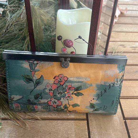 Patricia Nash Handbags - Patricia Nash Floral Wallet - Green and Yellow